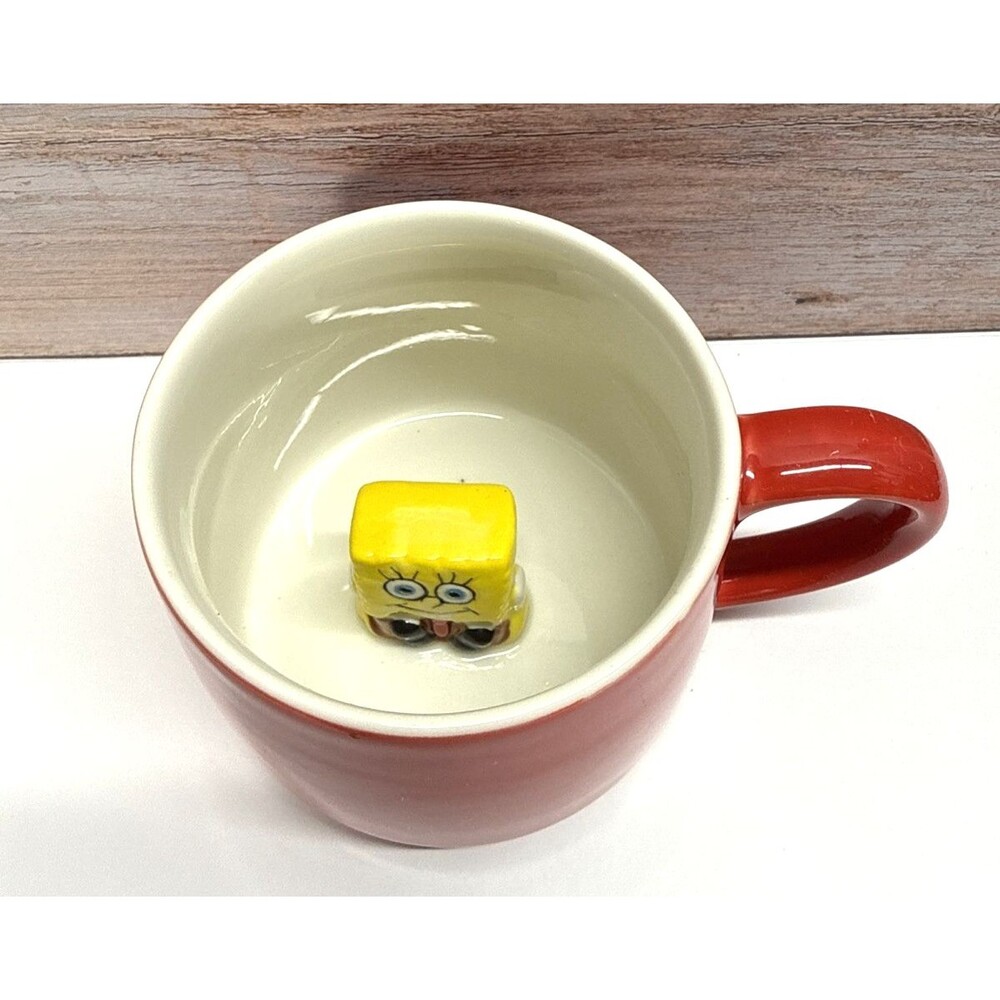 Nickelodeon SpongeBob SquarePants 12 oz Mug w/ Sponge Bob Inside